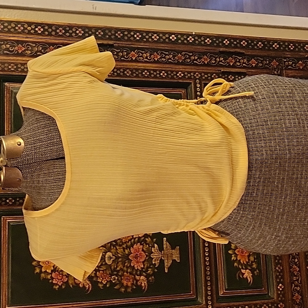 Yellow half shirt